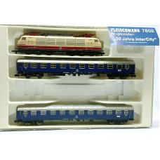 Fleischmann 7802 N Train set with Electric locomotive BR103 "30 Jahre InterCity" of the DB , Special Edition
